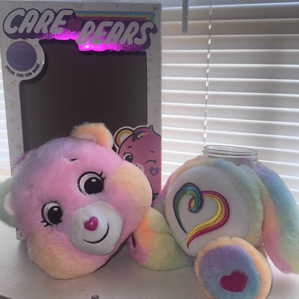 Care Bears Plush with Rainbow Heart